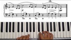 Brahms Lullaby. Easy Piano Tutorial (extra-relaxing) колыбельная для детей