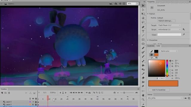 Символы в Adobe Animate смотреть онлайн