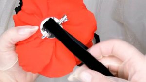 Брошь-чокер Lady Black и Red rose /тренд на цветы /мода на цветы / брошь-цветок #брошьцветок