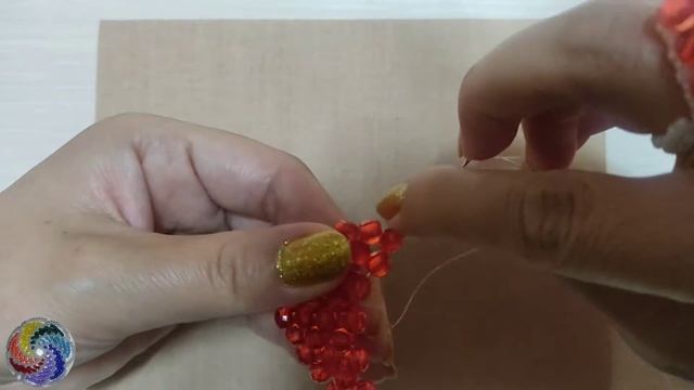 Сердце❤️из бусин /брелок/