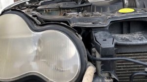 Замена фар на Mercedes w203