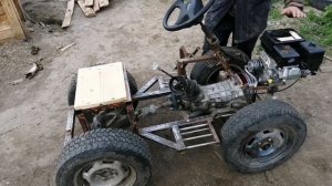 #МИНИТРАКТОР Двигатель и сцепление