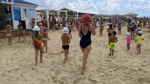 Танец Цыпленок ПИ - пляж в Анапе 2019