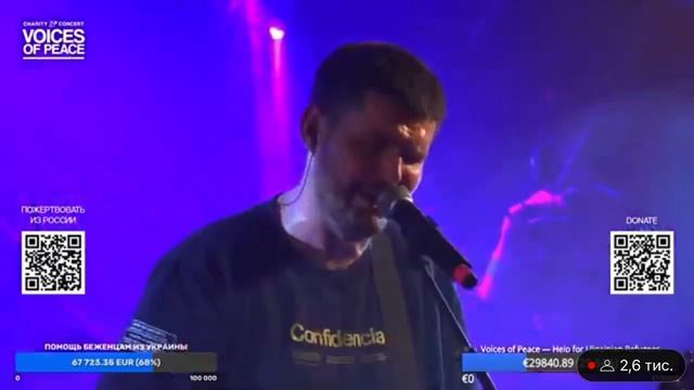 Noize MC - Опыт отсутствия (VOICES OF PEACE Live @Helsinki 08.05.2022) смотреть онлайн