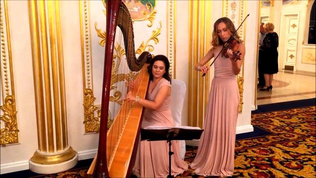 Let it be Дуэт арфа и скрипка смотреть онлайн