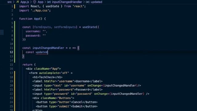 Handle a Form in React смотреть онлайн
