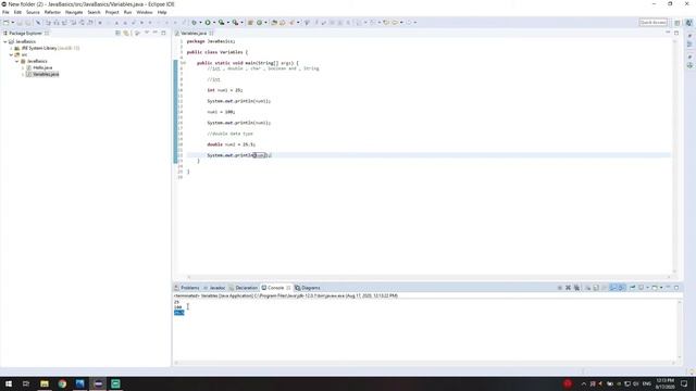 Data Types and Variables in Java | Basic Java Programming Tutorial for beginner | Tutorial 2