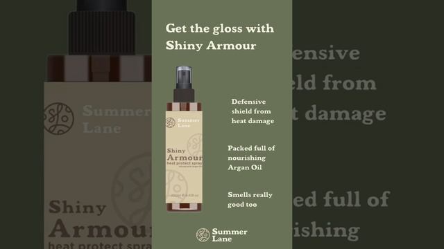 Summer Lane Shiny Armour Heat Protect Spray