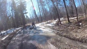 Карманный мотовездеход Motoland RT200 в деле! Много грязи, рыбалка, костёр! Настоящий тест  драйв!