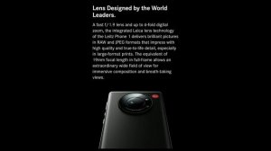 Leica Leitz Phone 1 specification #Leica #Leitz