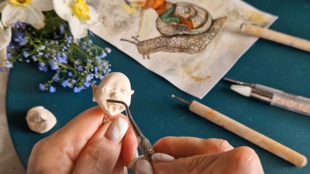 МК по ватной композиции         "Эльфик- путешественник" часть 6/2 смотреть онлайн