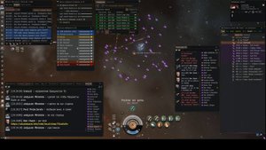 EVE Online. Вылет флота на защиту цитадели. реальный геймплей EVE Online без монтажа