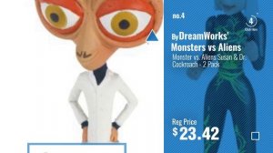 Top 10 Monsters Vs Aliens Toys [2018]: Monsters vs Aliens the Clone robot Action Figure