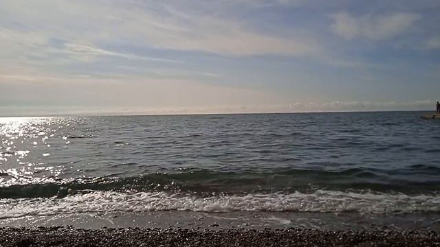 Абхазия. Новый Афон. Обзор пляжа. Чистейшая вода