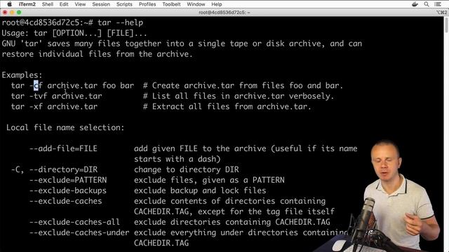 Linux Tutorial: 40 Overview of the tar and gzip utilities смотреть онлайн