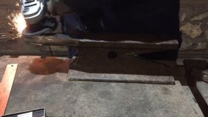 Наковальня из куска рельса