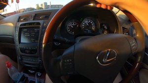 Lexus GS350  разгон с места.