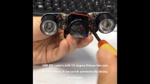 5MP Raspberry pi camera module with IR CUT Switch for Day&Night