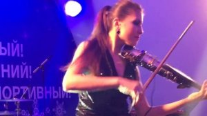 Современная скрипка, встреча гостей. Электроскрипачка на мероприятие