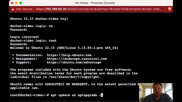 Installing docker in a Proxmox CT in 2023 смотреть онлайн
