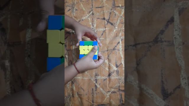 Fast solve 4×4 cube ## in plus sign #4 by rubik cube Mai plus sign kse bnate h