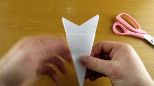 Как сделать Красивую СНЕЖИНКУ ИЗ БУМАГИ А4 легко и просто. Простая Снежинка своими руками №18