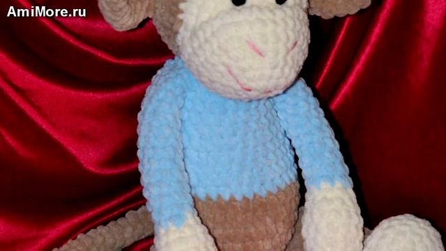 Амигуруми: схема плюшевой обезьянки. Игрушки вязаные крючком - Free crochet patterns. смотреть онлайн