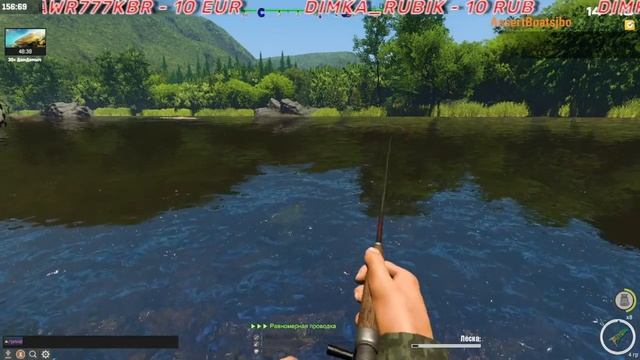 Премы и Донат предметы за баллы канала ! Рыбачим в Fisher Online часть 4 смотреть онлайн