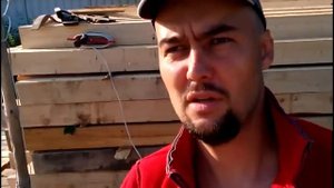 Дом из бруса | как хранить пиломатериалы