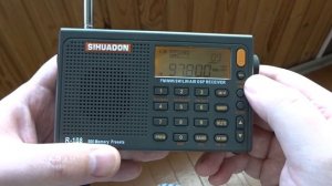 Всеволновый радиоприемник Sihuadon R-108 ( Radiwow R-108) Путешествуем по FM диапазону...