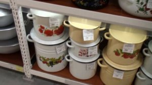 Обзор полочек с эмалированной посудой (Омск)