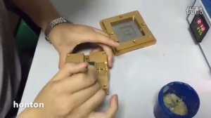 Tutorial: How to use 90*90mm BGA Reballing Kit Stencils Holder for Laptop P3 PS4 BGA Chip Reballing