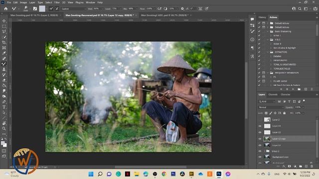 HOW I ADD SMOKE/MISTS or FOG in MY PHOTOGRAPH/ FREE DOWNLOAD SMOKE BRUSH смотреть онлайн
