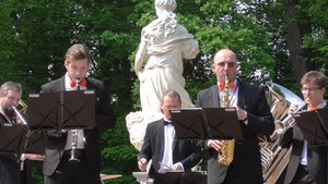 Очаровательная духовая музыка  в Павловском парке.