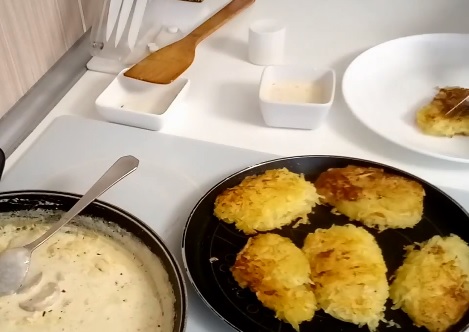 КАРТОФЕЛЬ РЁШТИ со Сливочно-Грибным Соусом. Простой  рецепт, который захочется ПОВТОРИТЬ!