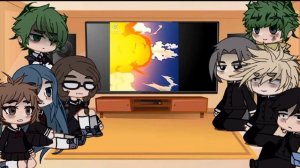 aldera junior high + Villian and Vigilante deku reacts to...1/2|NO SHIPS| Bnha| Gacha Club|