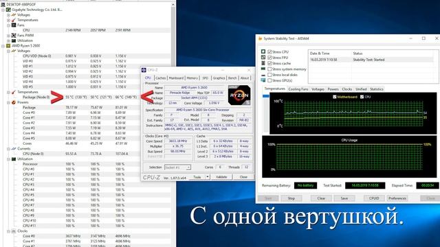 Два или один вентилятор на охлаждения процессора? Тест