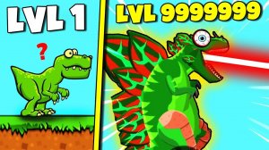 Эволюция Титана Годзиллы Максимального уровня в Titan Rex !