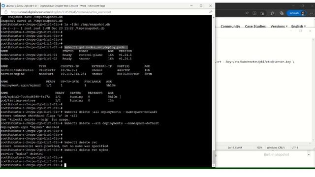 Kubernetes Webinar Series 6: Backup & Restore K8s Cluster using Official Open Doc for CKA Exam смотреть онлайн