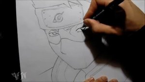 Как нарисовать какаши