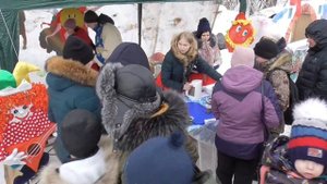 Масленица Саргатское Проводы Зимы лошадиные бега в Сибири