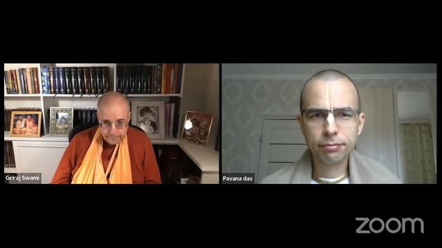 Е.С. Гирирадж Свами и Павана д. | Прабхупада саджатия. Интервью смотреть онлайн