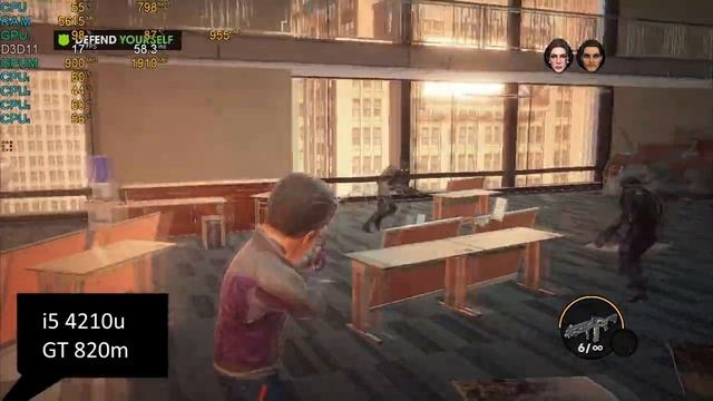 Saints Row: The Third Remastered на слабом ноутбуке