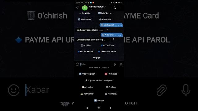 MAKERBOT OCHISH RISEBUILDERBOT// RiseBuilder Bot kabi bot ochish to'liq смотреть онлайн