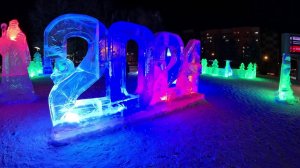 Ночная прогулка в новогоднюю ночь.