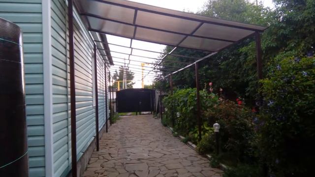 Навес для авто из поликарбоната смотреть онлайн