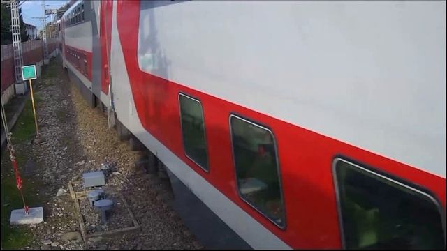 Большой сборник поездов снятых с камеры в Сочи