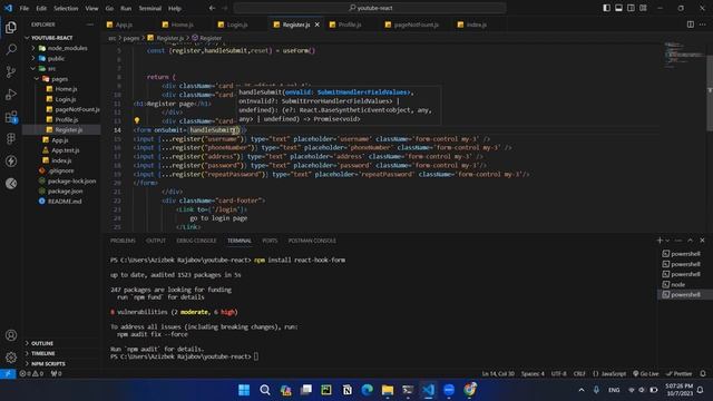 JSON-SERVER || Register page in React js смотреть онлайн
