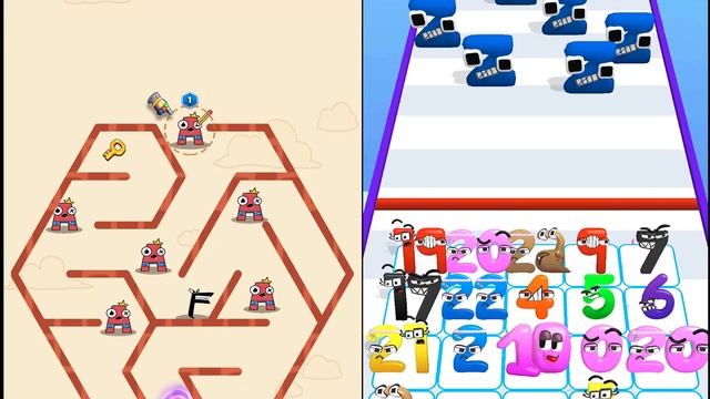 Merge NUMBER RUN + ALPHABET Merge Maze Puzzle ⭐⭐⭐ Merge Battles ⭐⭐⭐ ⭐ ABC ⭐⭐⭐1234567890 + abcdefwxy смотреть онлайн