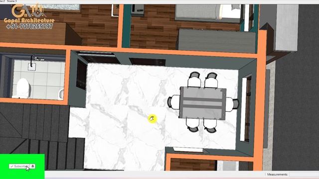 3 Room Ka Latest Home Design With Vastu | 24x34 South Facing 3D Home Design | Gopal Architecture смотреть онлайн